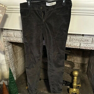 A&F velvet pants
